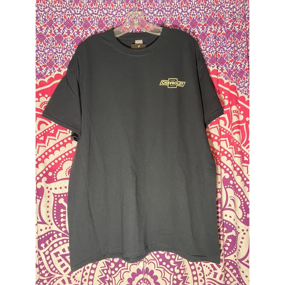 NWT Chevorlet Truck Shirt Black Green American Flag Size XL